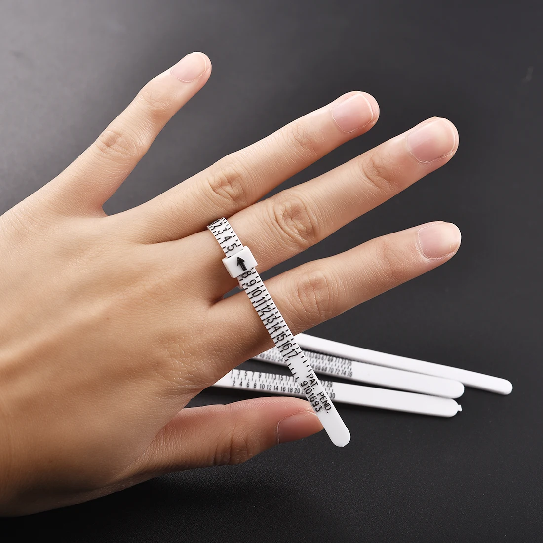 Ring Sizer Measure UK/US Official British/American Finger Measure Gauge Men And Womens Sizes A-Z Jewelry Measuring Tools