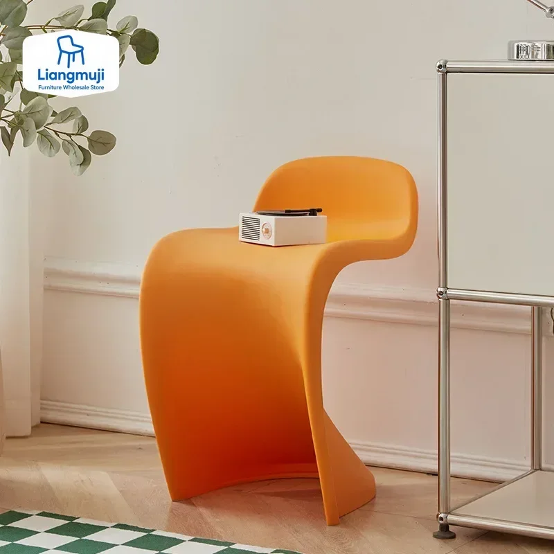 

Stackable Thickened Plastic Stools Home Modern Simple Sturdy and Durable Dining Stool Banquetas Para Cozinha Dinning Chair