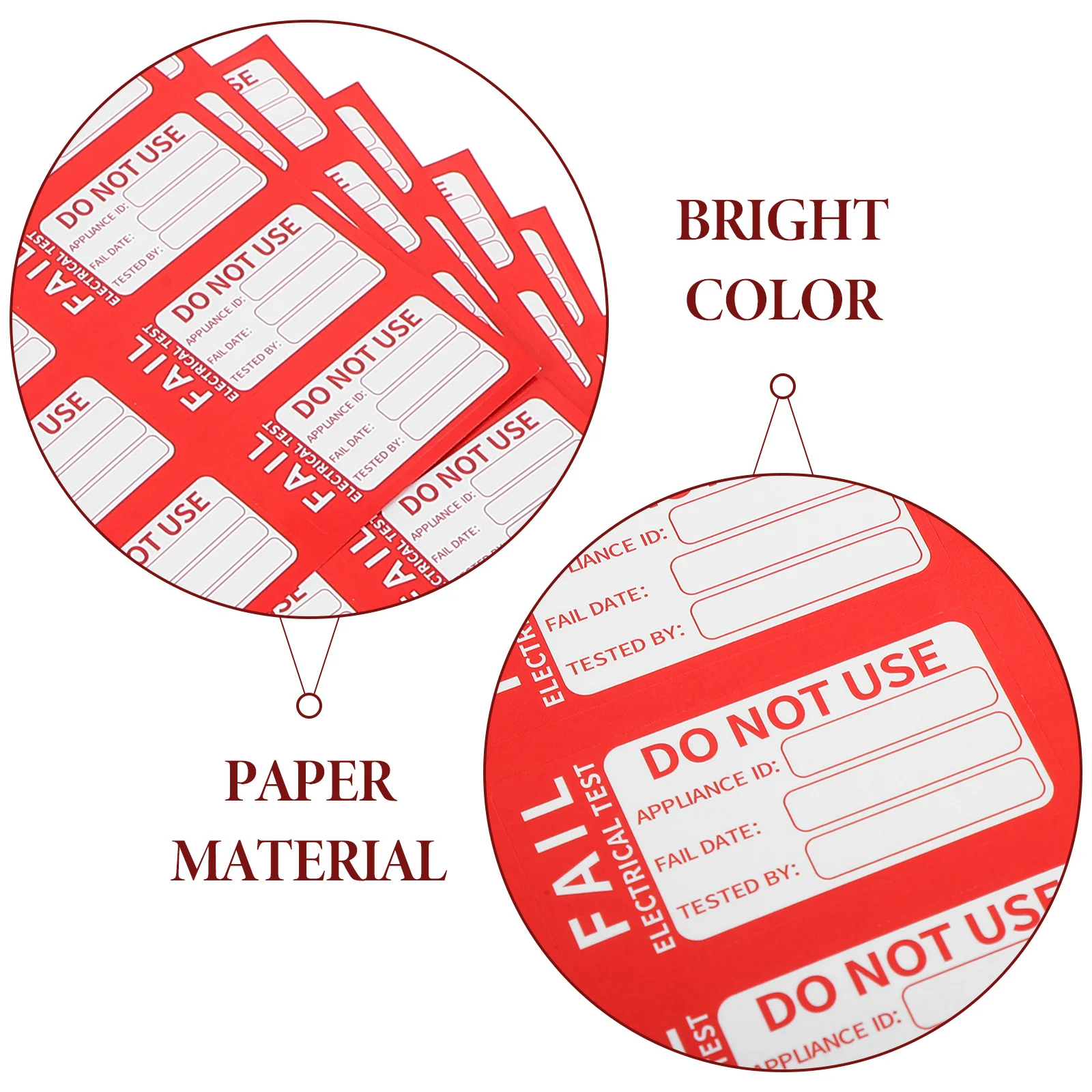 10 Sheets Passed Stickers Quality Inspection Labels Adhesive Warehouse Tested Tags Lightweight Portable Versatile Use