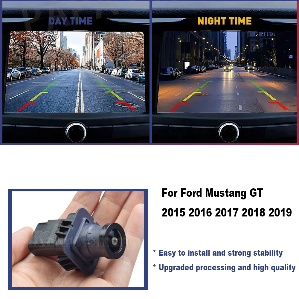 Caméra de recul pour stationnement de voiture, étanche IP68, remplacement FR3T-19G490-AC pour Ford Mustang GT 2015 – 2019, caméra de stationnement