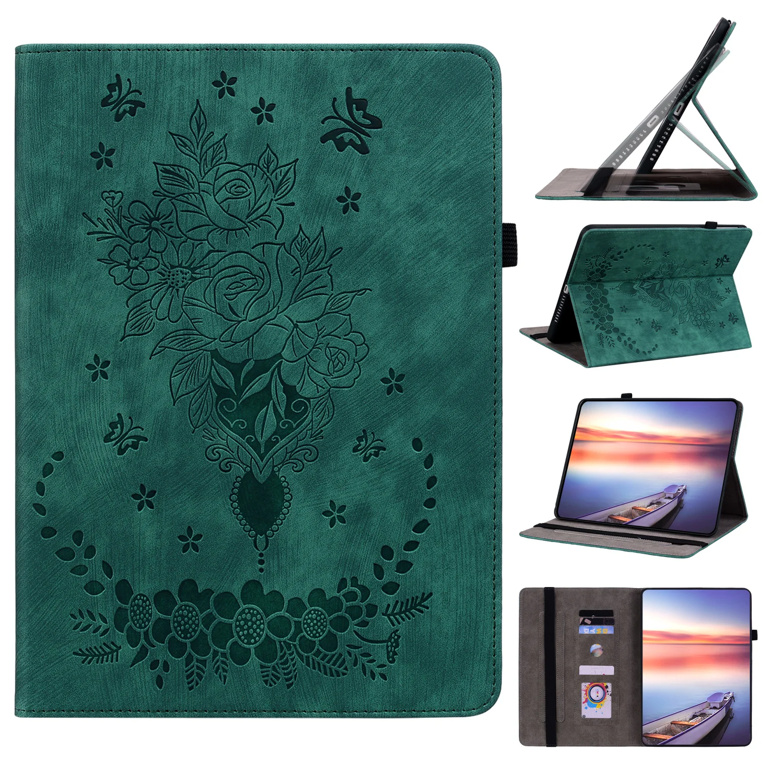 

Printed PU Leather Case for Xiaomi Redmi K Pad 2025 8.8 inch Adjustable Stand Luxury Cover With Card Slots Shockproof Protection
