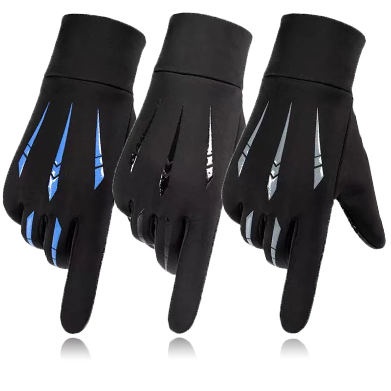 

Winter Arrow Cycling Gloves Waterproof Outdoor Sports Running Motorcycle Touch Screen Gloves Unisex Non-slip Warm Full Fingers