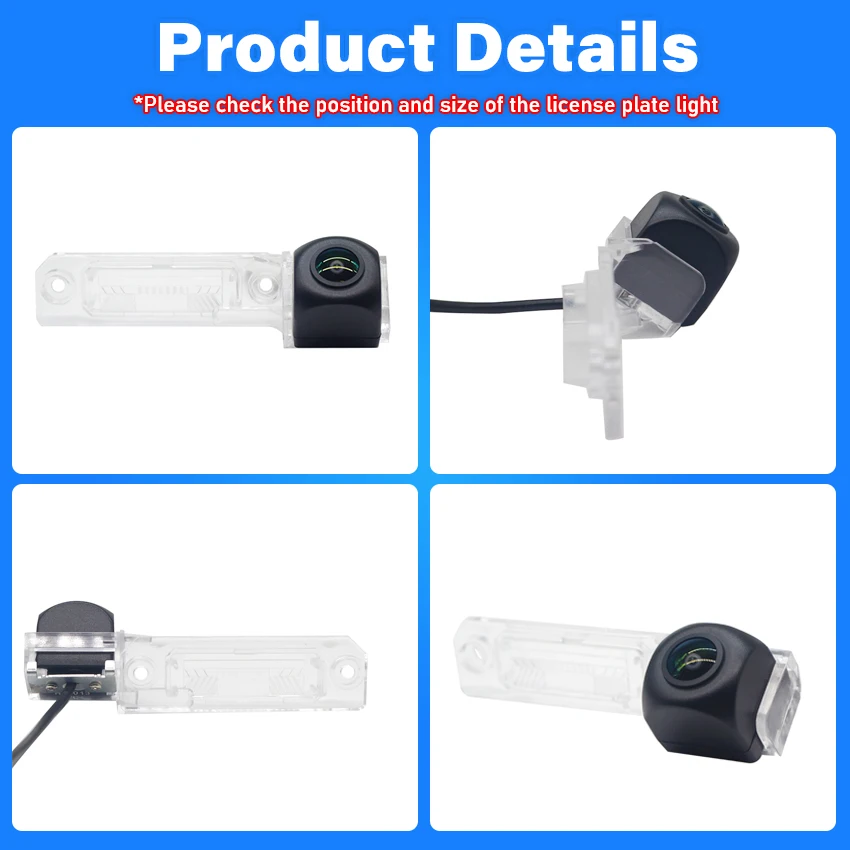 AHD HD Dynamic Trajectory Car Rear View Camera For VW Touran Passat Jetta Caddy Golf Plus Multivan T5 Transporter Skoda Superb