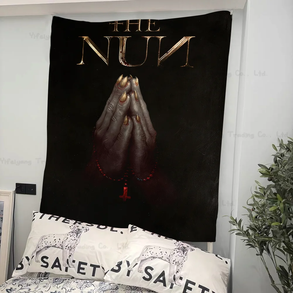 

The Nun Anime Tapestry Indian Buddha Wall Decoration Witchcraft Bohemian Hippie Wall Hanging Sheets