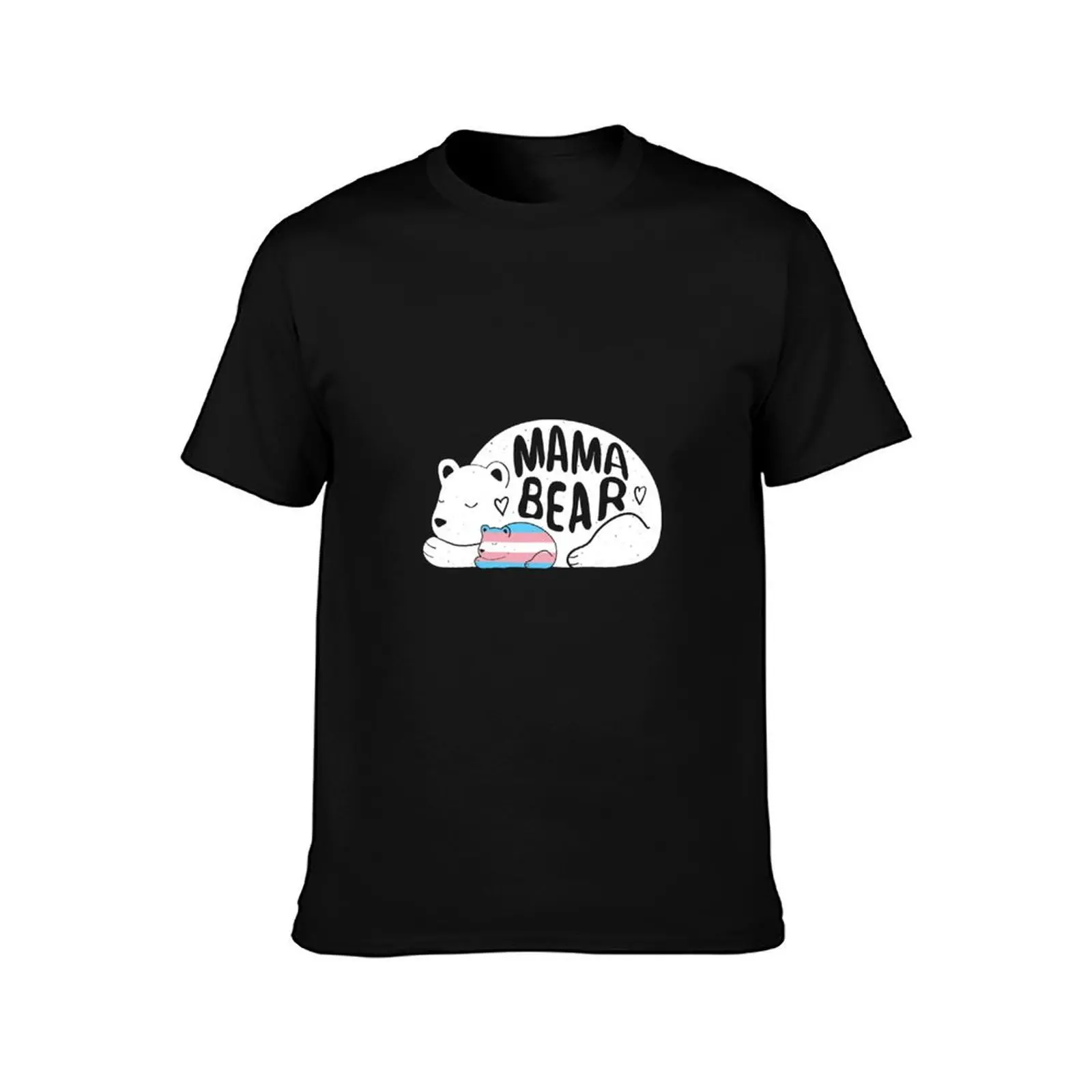 Mama Bear Transgender T-Shirt cotton t-shirt plain for man package T-Shirt
