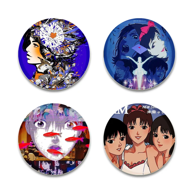 Fashion Jewelry Accessory Cartoon Badge Anime Movie Perfect Blue Brooches  Cosplay Enamel Pins Clothes Backpack Decoration