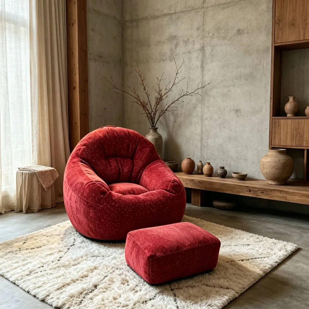Bean bag lazy sofa bedroom reclining small sofa creative comfortable seat