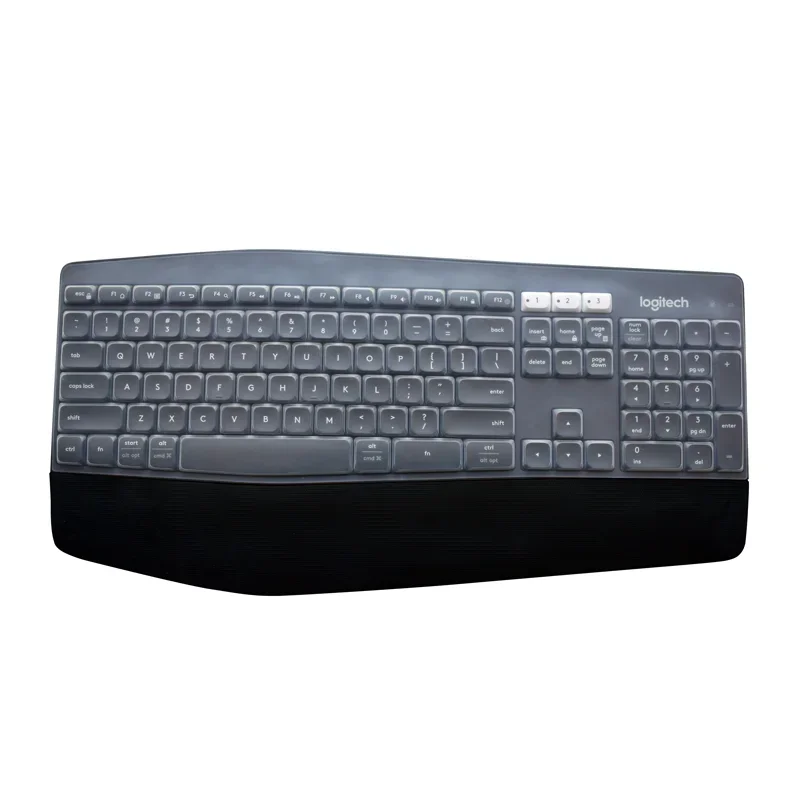 Clear Transparent Silicone Keyboard Cover Protectors For Logitech G910 Orion/G Pro/MK850/G913 G915 G813 G815 Gaming Keyboard