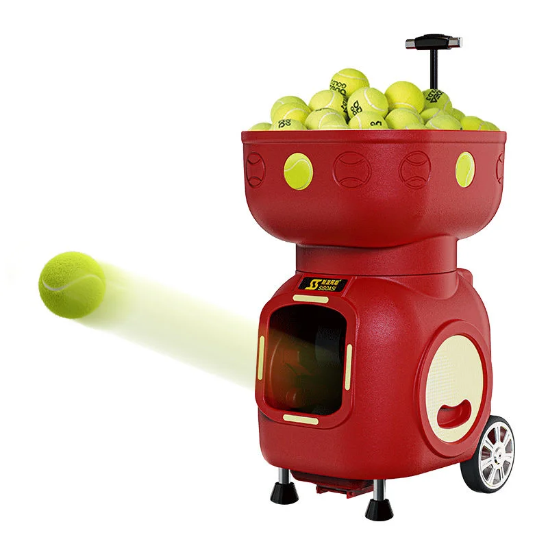 

Siboasi T5 Smart Tennis Ball er Silent Partner Tutor Ball Serving Machine APP Remote Control 120 Balls 2-Year Warranty
