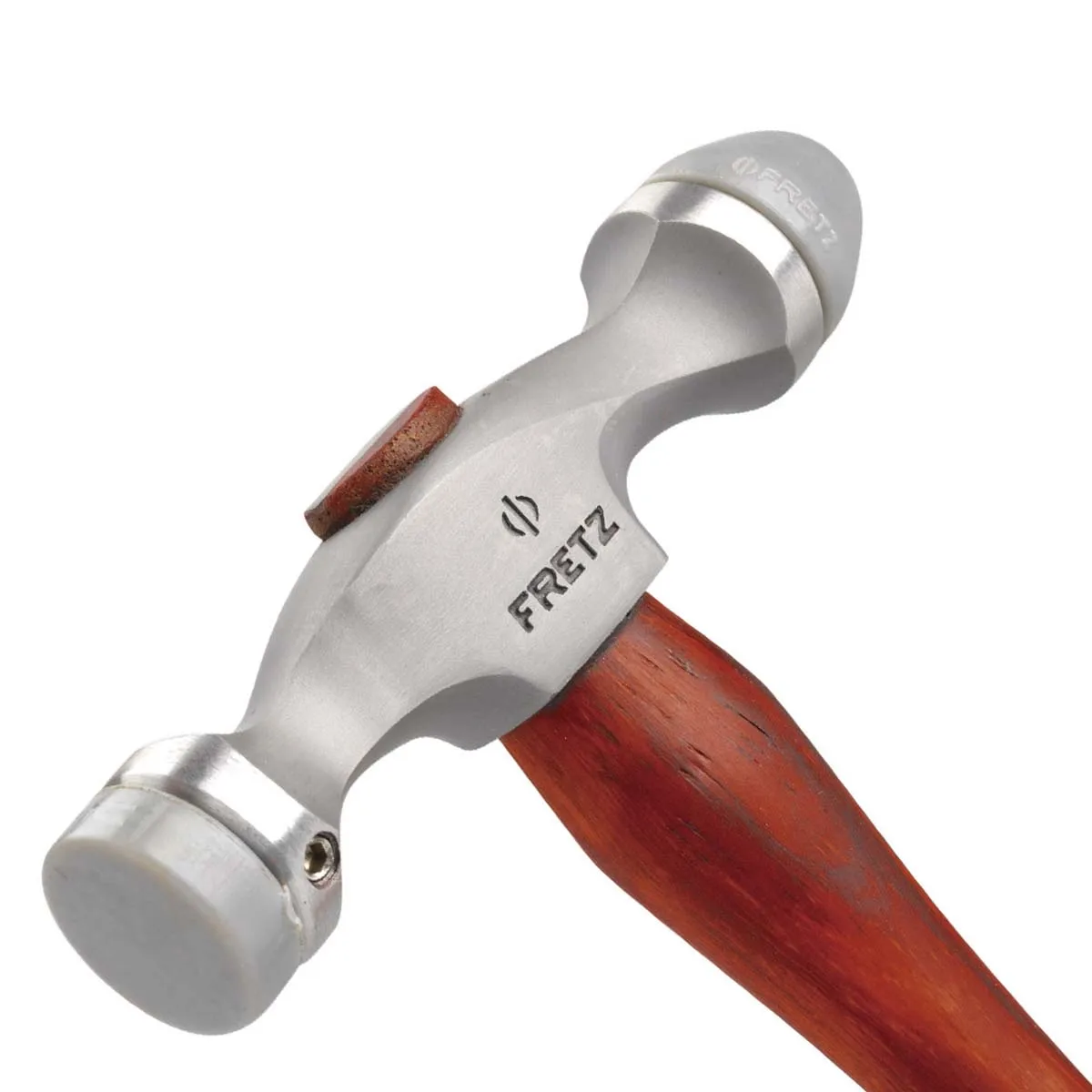 Fretz HMR-7 Double Ended Insert Hammer with 9 Nylon Interchangeable Tips Planishing Embossing Raising Hammer for Jewelry Making