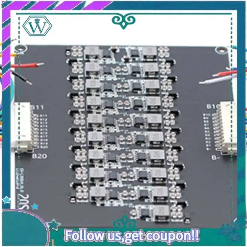 

A75Q-Lithium Battery 20-String Active Equalization Transfer Module With 1.2A Current For Inductor Transducer