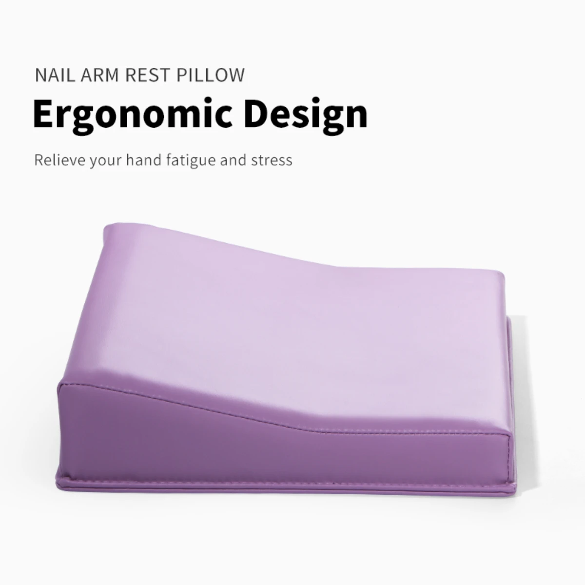 Nail Arm Rest for Nail Tech, Sofa Armrest Manicure Hand Rest Pillow, Luxurious Big Microfiber PU Leather Armrest