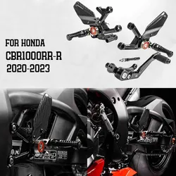 For Honda CBR1000RR CBR1000RR-R cbr1000rr 2020-2023 Motorcycle CNC & Carbon Fiber Racing Rearset Footpeg Footrest Rear Set
