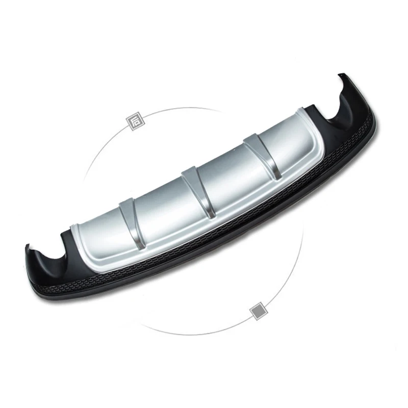 Voor Mazda 6 M6 Atenza 2014 2015 2016 2017 ABS Plastic Sliver Diffuser Bumper Guard Protector Skid Plate Bumper Cover Trim