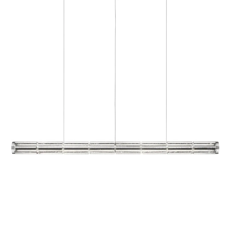 

Long chandelier designer high-end bar island glass restaurant chandelier