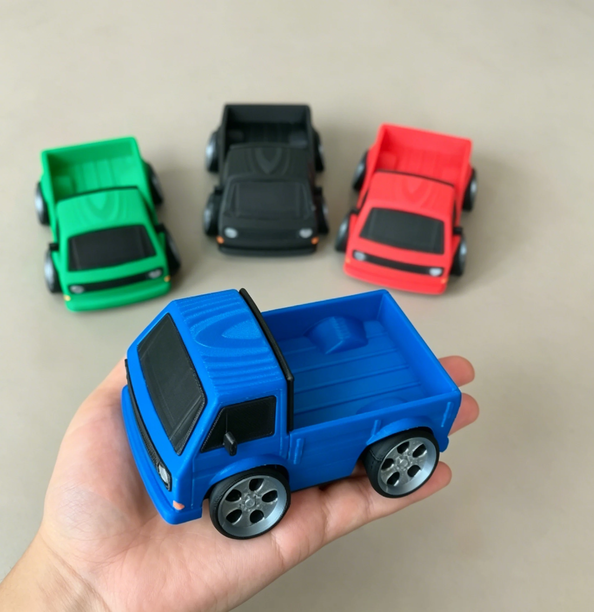 3D Printing Diecast Cars - Modellino 3D di Pickup T3 Retrò,
