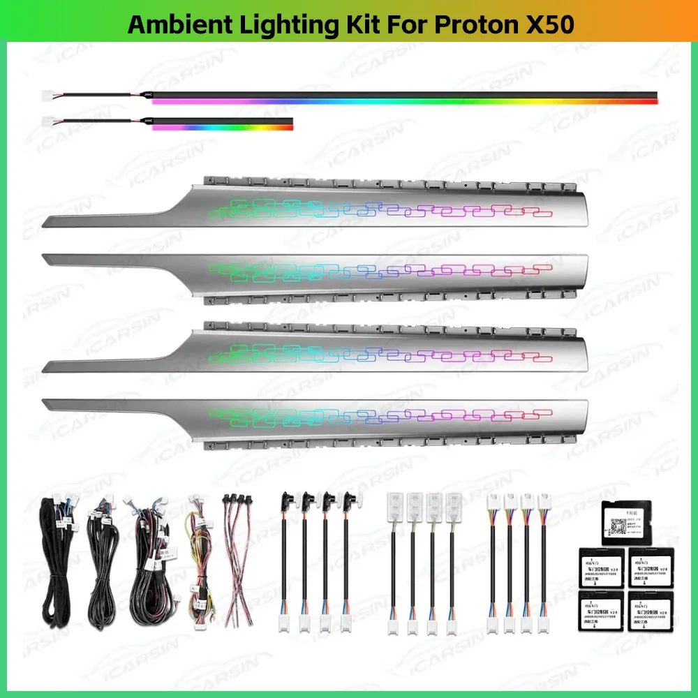 

Upgrade Symphony LED Car Interior Ambient Lighting for Proton X50 Atmosphere Strip Decoration Accessories