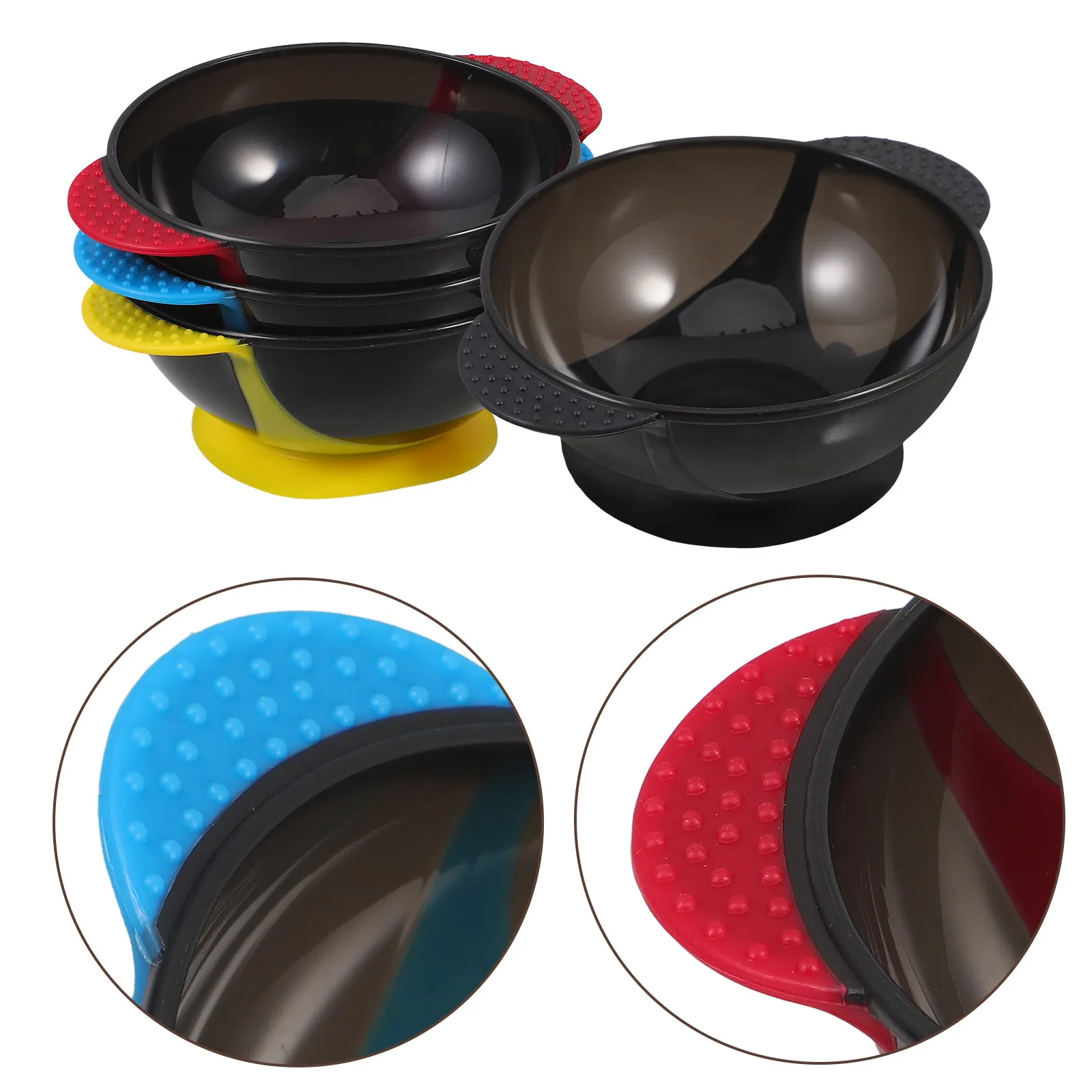 

1 шт. Профессиональная многоразовая чаша для окрашивания волос из твердого пластика для домашнего использования и салонов, без беспорядка, инструмент для окрашивания волос своими руками