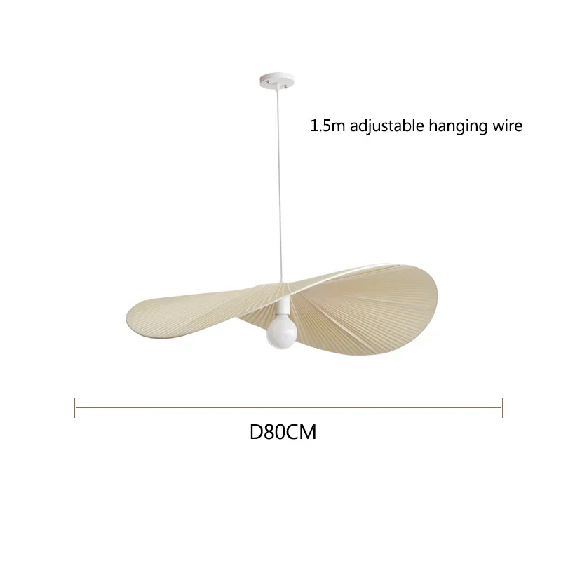 Nordic Minimalistische Stof Hoed Hanglampen Woonkamer Eetkamer Slaapkamer Decoratie thuis Kroonluchter Balkon Hanglampen Armaturen