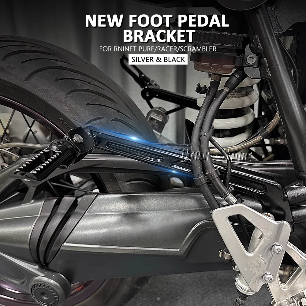 Rear Footpegs For BMW Rninet RNINET R NineT Pure Racer R9T Motorcycle Accessories Passenger Pedal Footrest Aluminum Foot Peg - Image 2