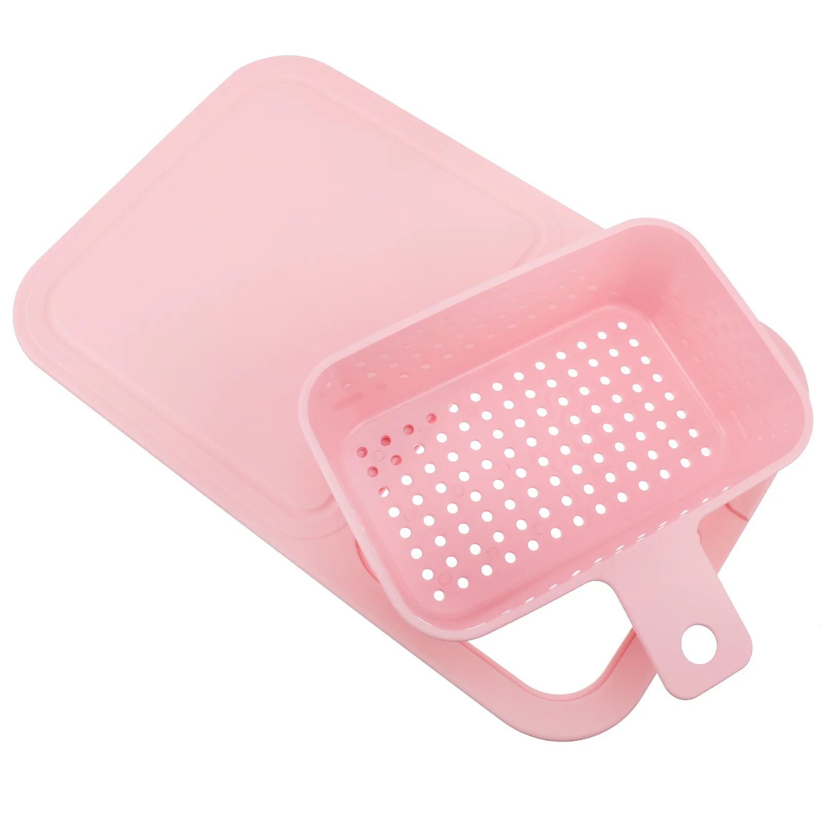 

Plastic Chopping Draining Basket Fruits Vegetable Cutting Board Kitchen Drain Vegetable Chopping Board Home Use