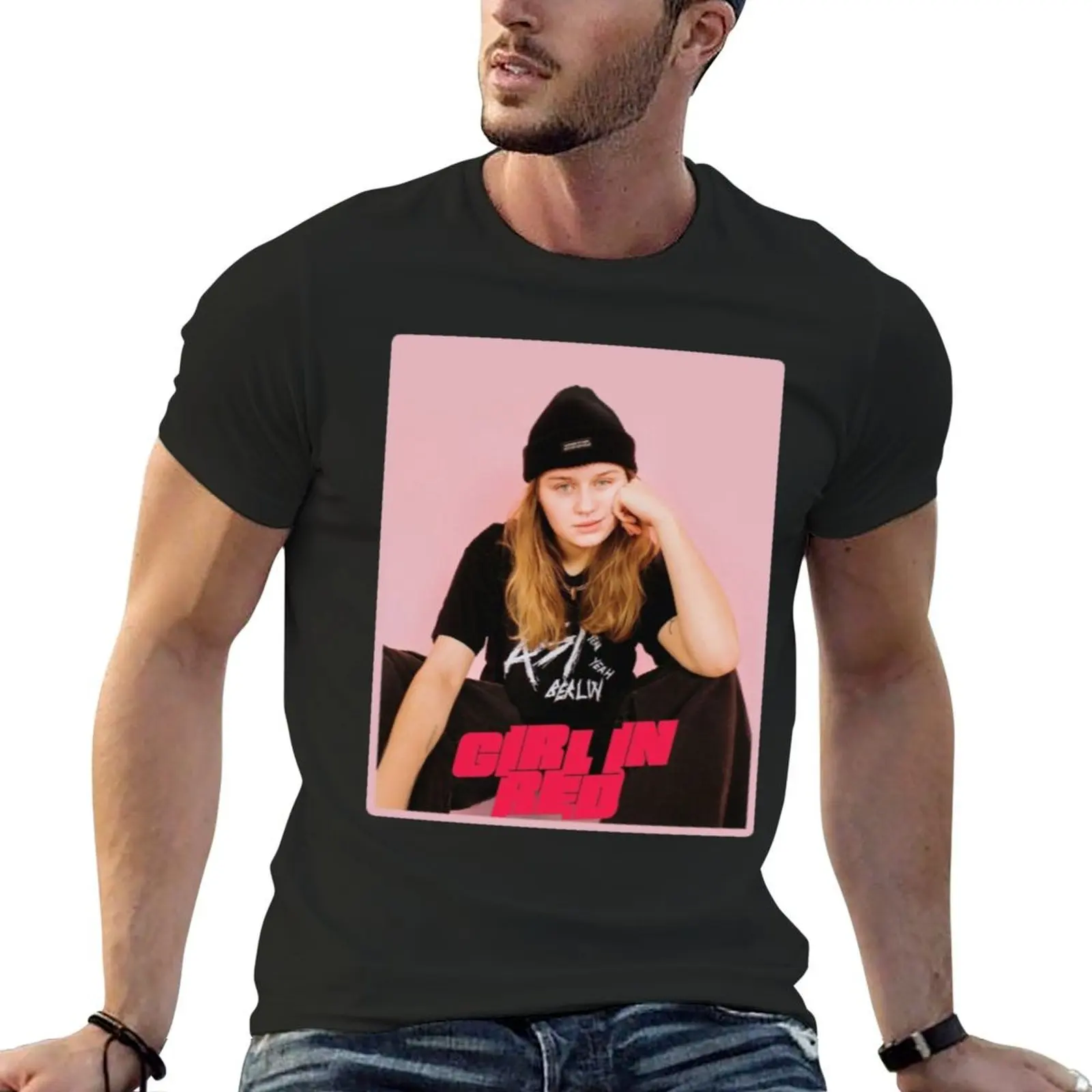 

Girl In Red T-Shirt funny meme t-shirts boys animal print tee shirts for men