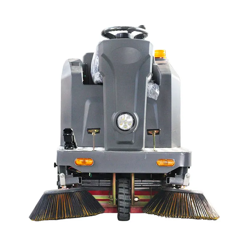 High Power Pure Electric Road Industrial Ride-on Floor Sweepers Machine Street Sweeper Brooms With CE