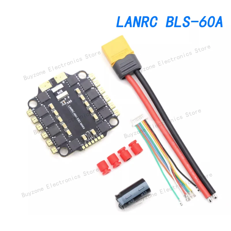 Torre de Control de vuelo F4V3PLUS, módulo de Control de vuelo UAV Lanrc, GPS45A60A, Control eléctrico Cuatro en Uno