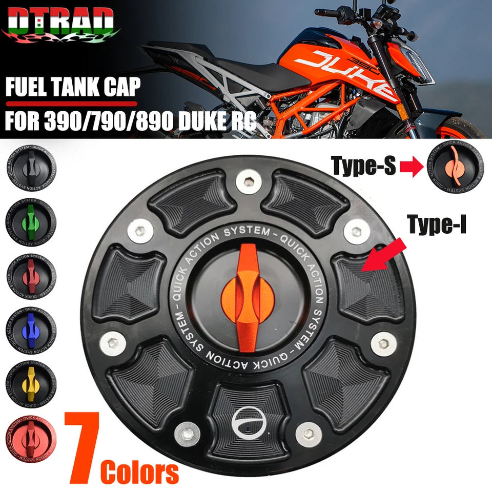 DUKE 390 Motorcycle Accessories Fuel Gas Tank Cap For RC 390 DUKE