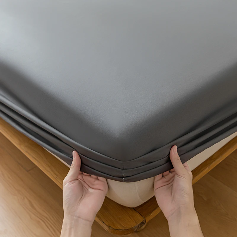 100% Waterproof Mattress Cover Protector Adjustable Non-slip Bed Fitted Sheet With Elastic Band for King Queen 90/140/160/200