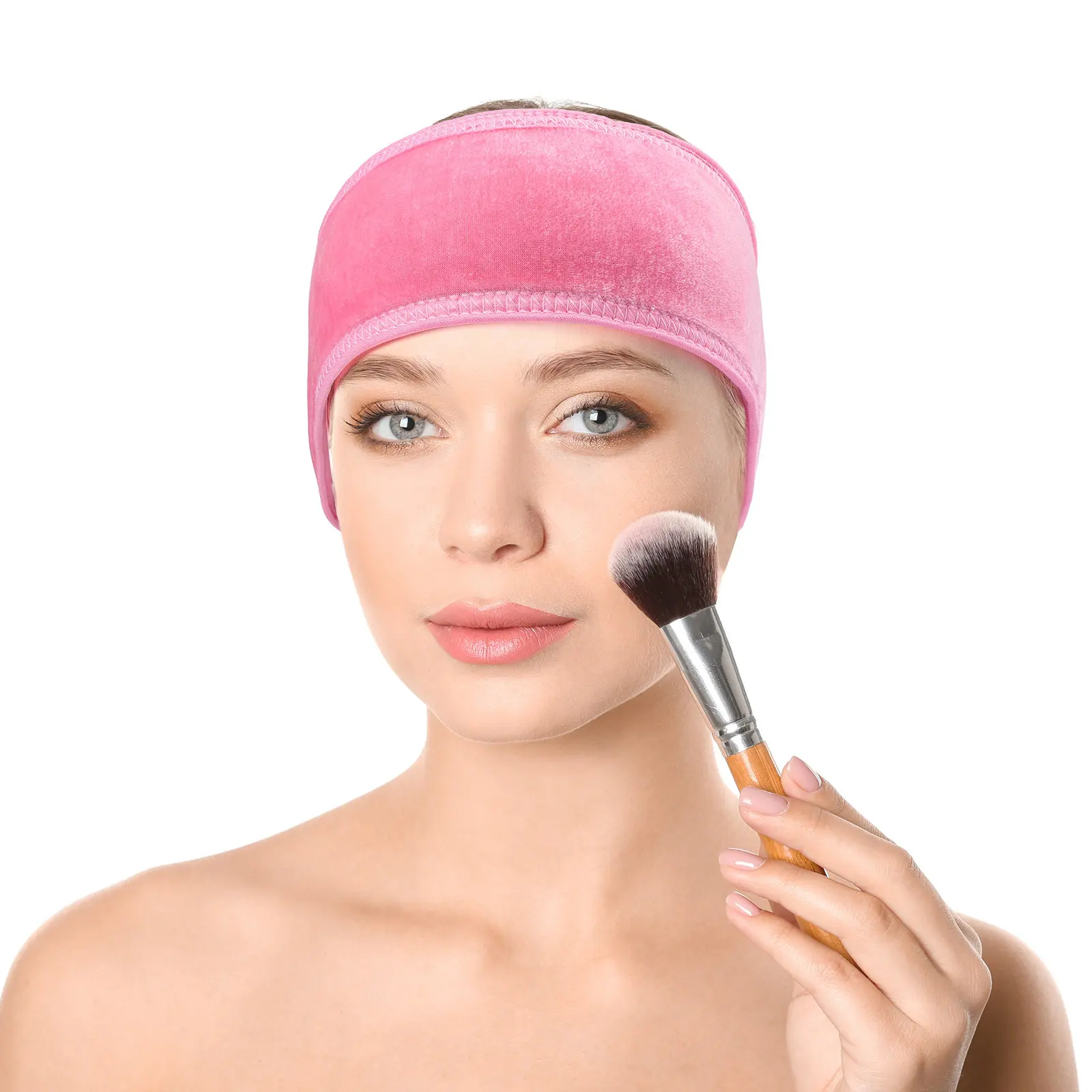 Premium Spa Facial Headband Soft Breathable Stretchy Hair Band for Makeup Skincare Cleansing Face Washing Beauty Salon Spa Use