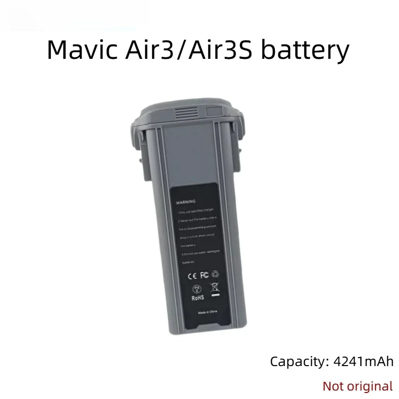 

Интеллектуальная полетная батарея DJI Air 3S/Air 3, емкость 4241 мАч, обеспечивает 45 минут полетного времени, в наличии