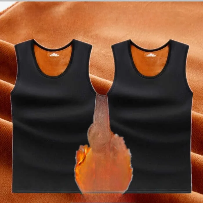 

Мужской термобелье Fce Lined Thi Gold Velvet Vest Youth Slim Fit Base irt Oulder Pad Жилет двухслойный круглый Ne Warmth