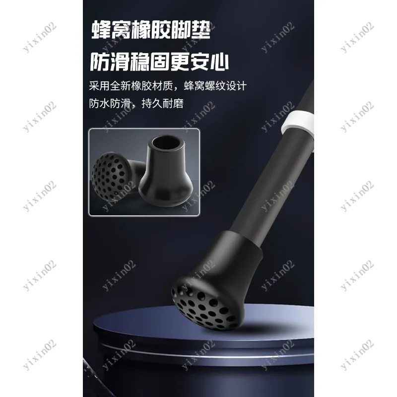 Ultralight Foldable Trekking Pole Telescopic Walking Stick Titanium Aluminum Alloy for Hiking