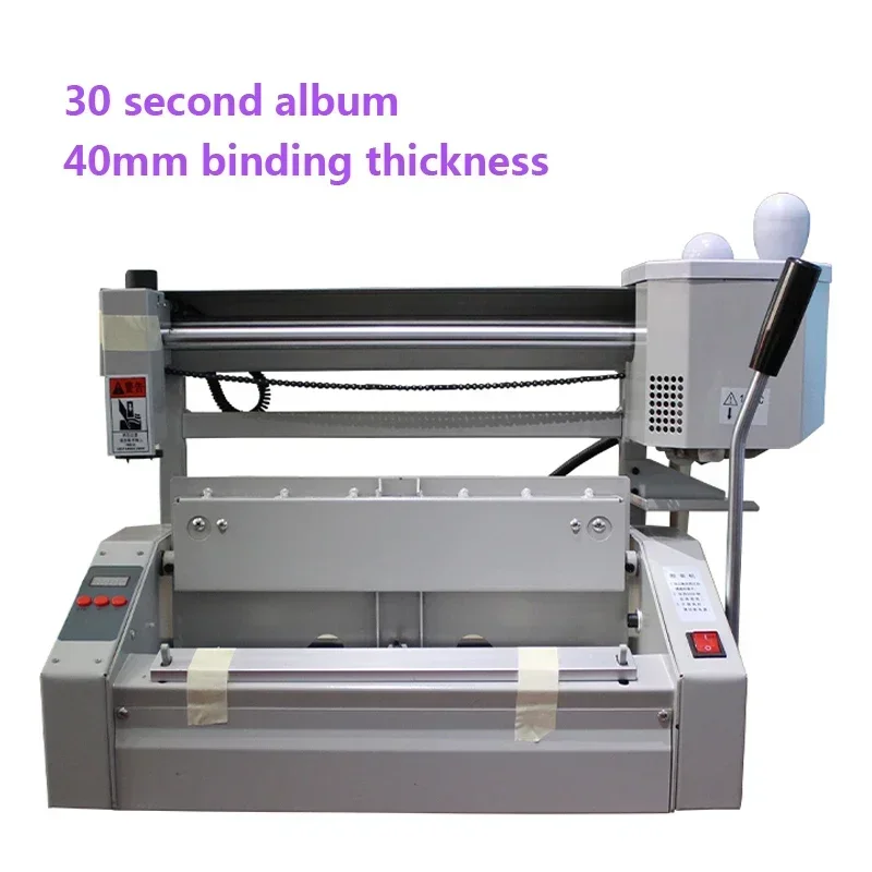 

New Electric JB-2 Glue Binding Machine Manual Desktop Small Hot Melt Glue Binding Machine Glue Binder Household Small Gluebindin