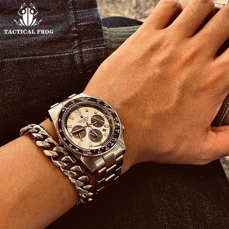 Men's Chronograph Watch, 41mm Solar Quartz Movement