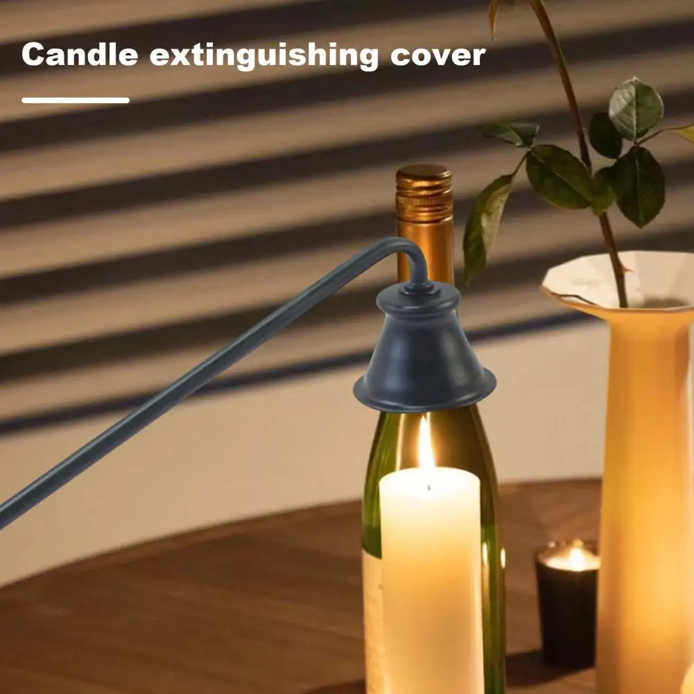 Candle Extinguisher Hand Tool Trumpet Shape Candle Accessory Elegant Stainless Steel Candle Extinguisher Tool for Putting Out