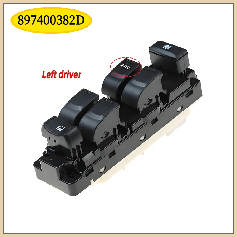 897400382D LHD Electric Control Power Master Window Switch For Isuzu Dimax D-max 2003 2004 2005 2006 2007 2008 2009 2010 2011
