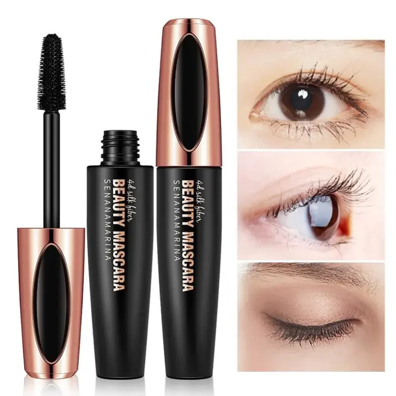 Eyelash มาสคาร่ากันน้ำสีดำหนา Curling Full Professional แต่งหน้า Eyelash ขยายเครื่องสำอาง