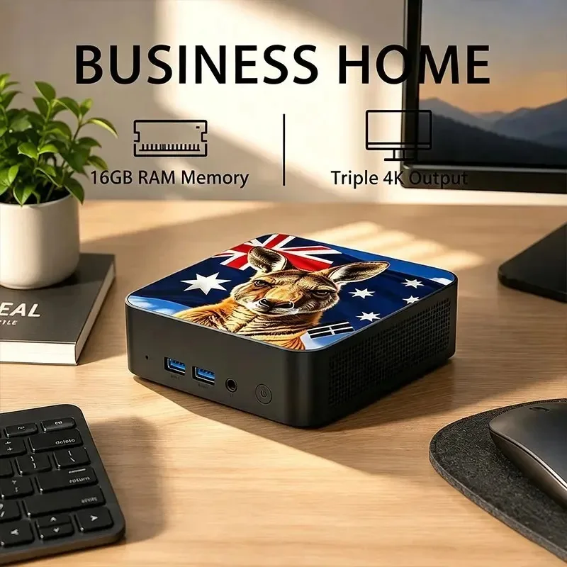 New Powerful Mini PC Computer Intel Core N150 PC Gaming Computer 16GB RAM 1TB M.2 SSD WiFi 6 BT5.2 4K HD Portable Desktop Pc view 3