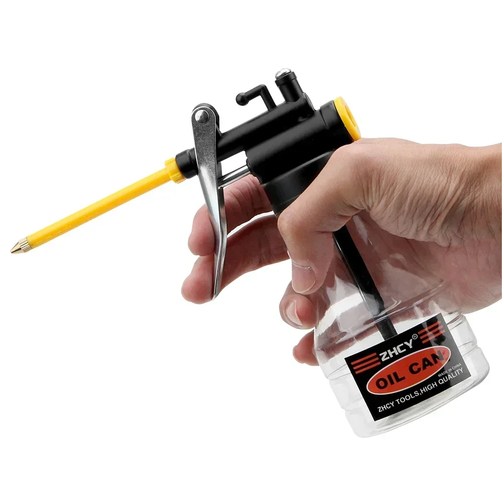 1Pc Multi-purpose 250ML High Pressure Grease Gun Oil Pump Lubricator Clear Oil Can for Hand Tools Phone Repair Tools