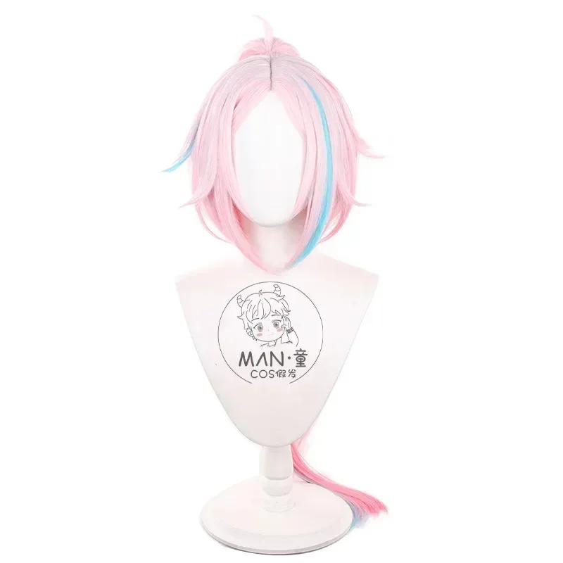 2025 aaa 게임 혼카이:스타 레일 여성 라파 100cm 코스프레 타투 핑크 롱 가발 내열성 헤어 할로윈 파