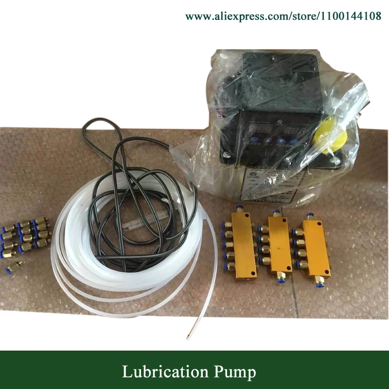 

1L Auto Pressure Lubrication Pump AC110V/AC220V Automatic Digital Electronic Timer Grease Oil Pump