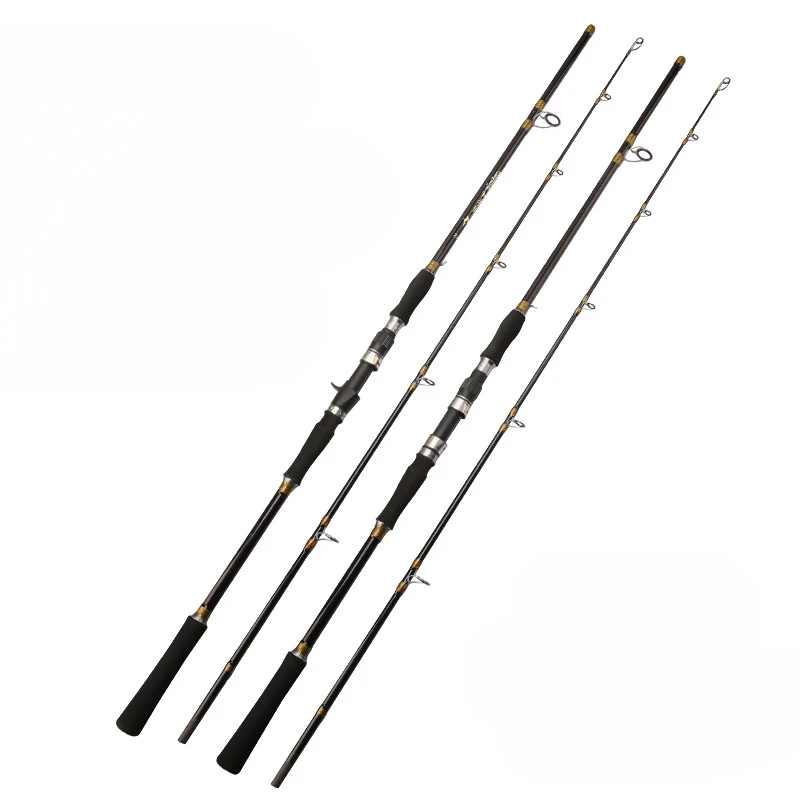 High Quality New 1.8m XH Power XXH Power Superhard LeiQiang Fishing Rod Carbon Fiber Spinning Casting Fishing Rod