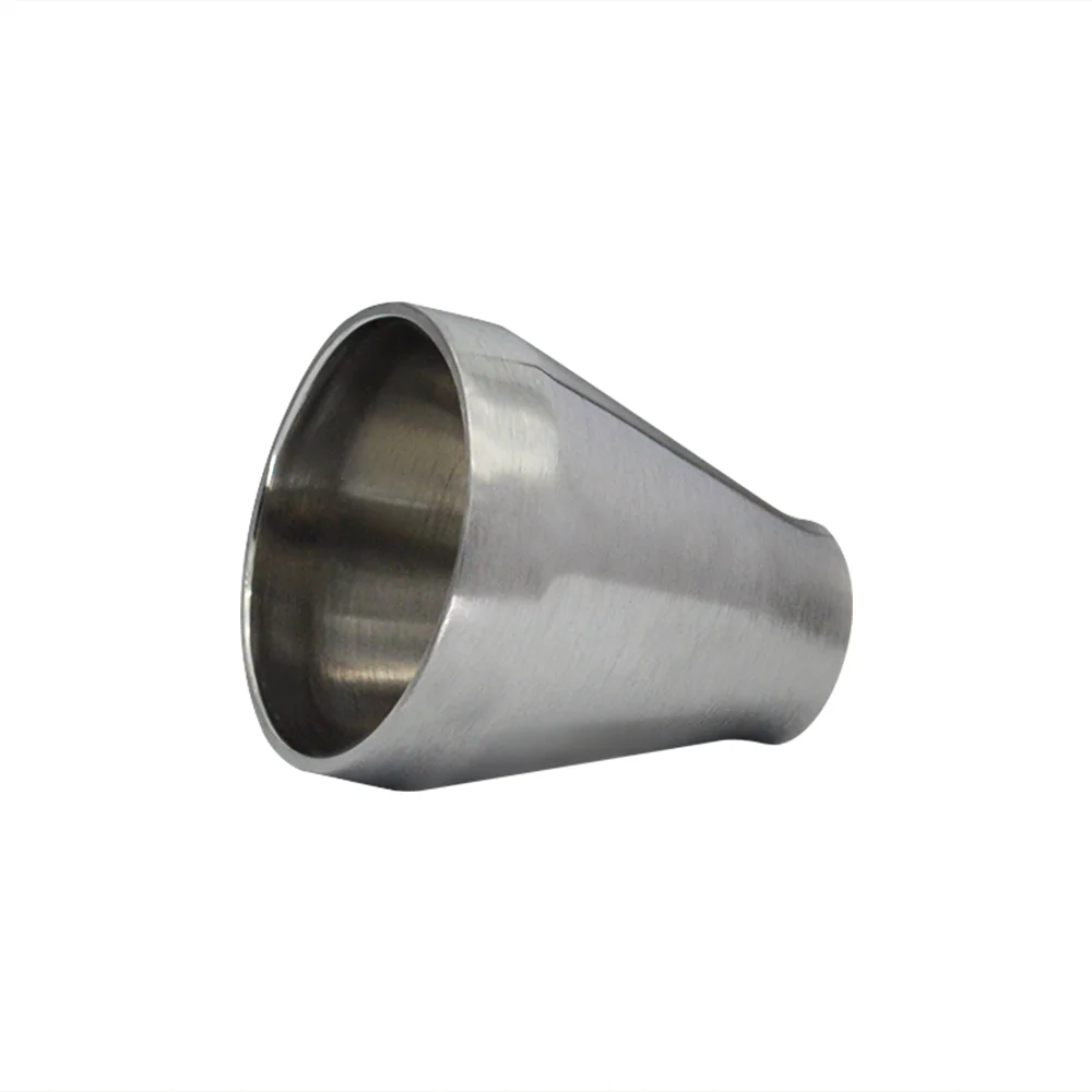 YQBS Weld Concentric Reducer Sanitary 304 Stainless Steel  Pipe Connector Fitting