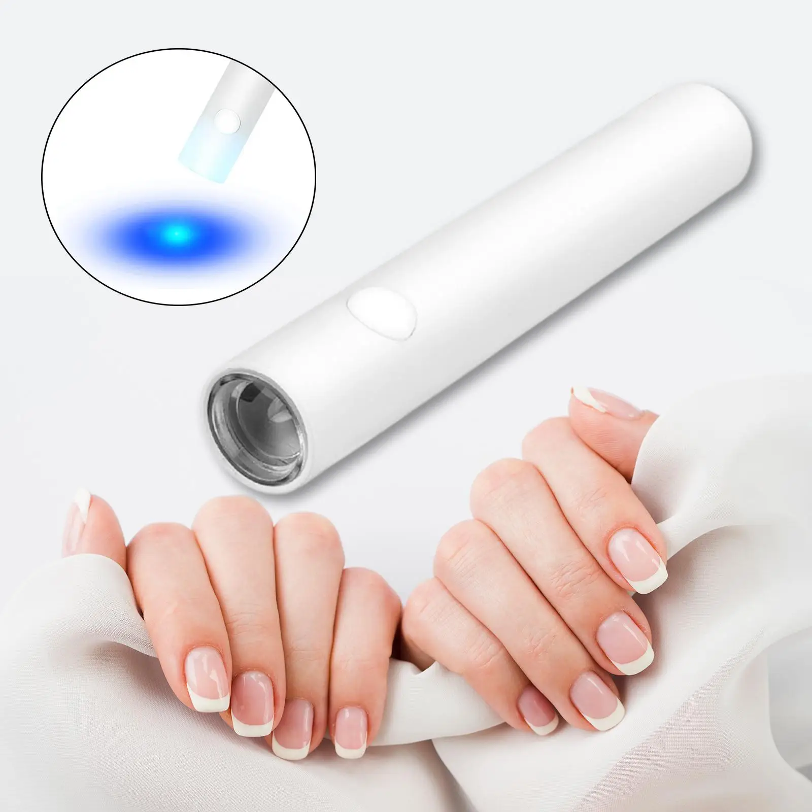 Mini lámpara LED inalámbrica para uñas, luz de esmalte de uñas de secado rápido, lámpara secadora de uñas LED para manicura, herramientas de Arte de uñas, viaje en casa