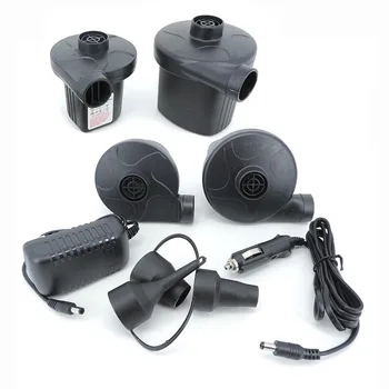 CAR Buoy Swim Pool Ring AC Boat Electric Air Pump For Fishing Lifeboat Raft Inflatable Boat Mattress Toy B4