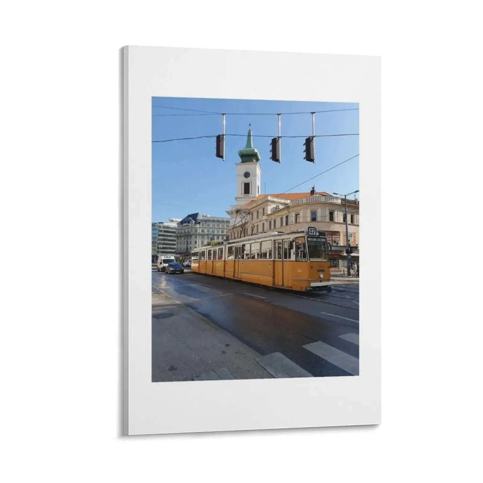 

Budapest Tram City Transport Hungary Canvas Painting house decorations room decorations for men bedroom decor