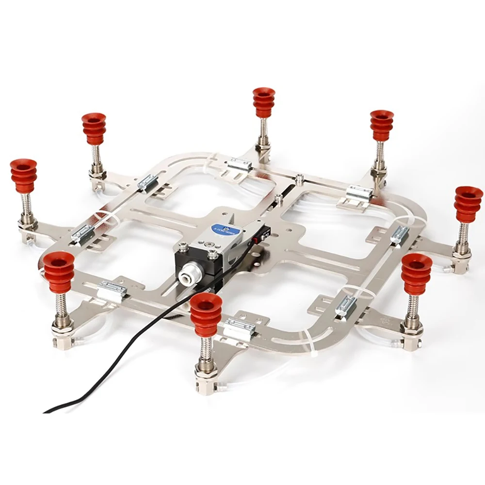 

Multi-hole Adjustable Mounting Bracket for Pneumatic Fixtures for Robot Arms