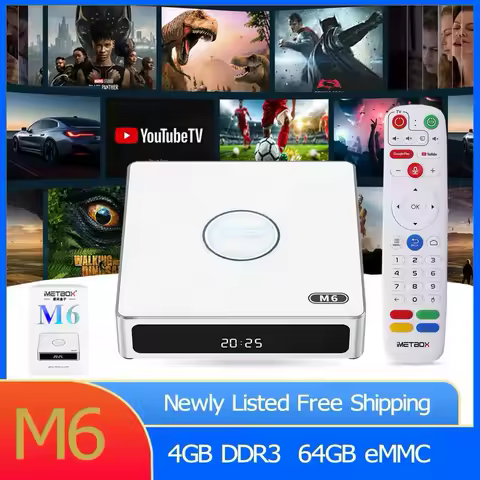 in Stock IMETBOX M6 Android 8k TV Box RAM 4G ROM 64G with Voice Control hot in Canada USA SG overseas Chinese pk evpad svicloud